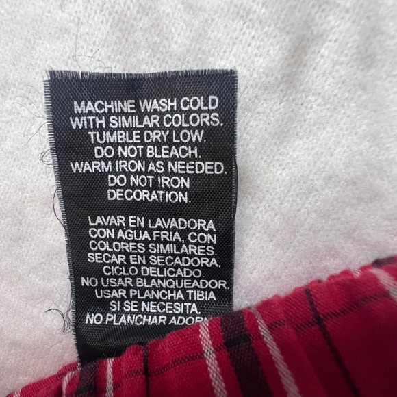 Coca-Cola Coke Adult Pajama Pants Red Plaid Straight Leg Novelty‎ Logo Sz Small - Picture 9 of 12